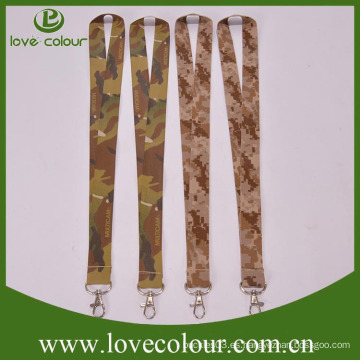 Lanyards de camuflaje impreso personalizado arsenal